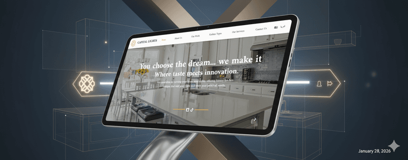 Site Vitrine - Spécialiste en Design et Aménagement de Cuisines